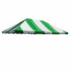 Image of 20' x 30' West Coast Frame Party Tent Top - Green and White