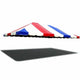 20' x 30' PVC Weekender West Coast Top - Red White and Blue