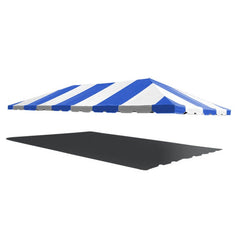 20' x 40' West Coast Frame Party Tent Top - Blue and White