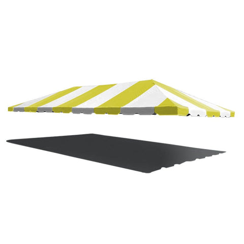 20' x 40' West Coast Frame Party Tent Top - Yellow and White