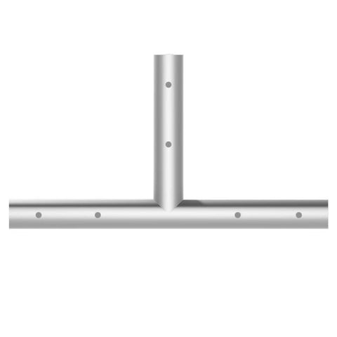 3 Way Flat Tee for West Coast Frame Tent, Single Tube