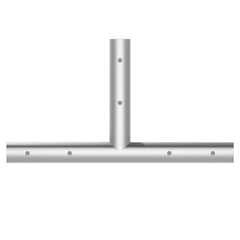 3 Way Flat Tee for West Coast Frame Tent, Single Tube