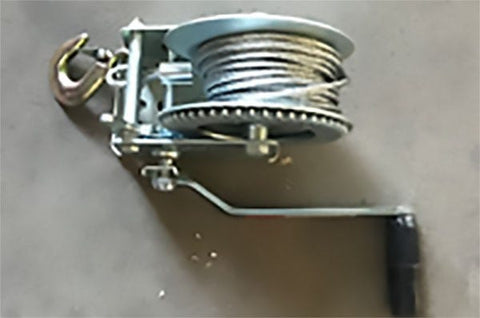 12' Frame Tent Jack Winch and Cable