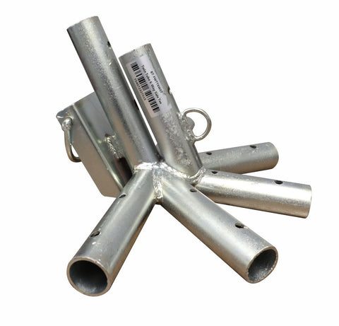 6-Way Side Tee for West Coast Frame Tents, Twin Tube