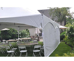 10' x 20' High Peak Frame Party & Canopy Tent Premium Blockout Solid Sidewall