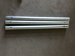 12' Frame Tent Jack Base Extensions - Single Piece Pipe