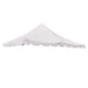 20' x 20' Weekender Standard Pole Party Tent Top - White