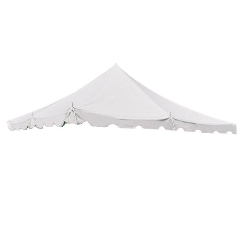20' x 20' Weekender Standard Pole Party Tent Top - White