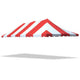 20' x 40' Weekender Standard Pole Party Tent Top - Red/White