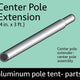 3' Center Pole Extension, 4" diameter