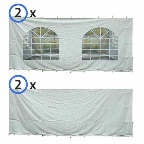 10' x 20' Party & Canopy Tent Premium Blockout Sidewall Kit