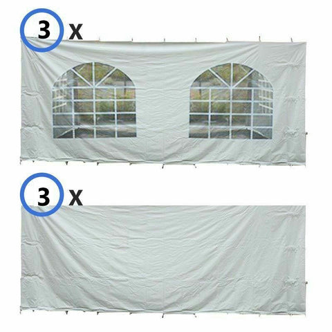 30' x 40' Party & Canopy Tent Premium Blockout Sidewall Kit