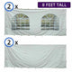 20' x 30' Party & Canopy Tent Premium Blockout Sidewall Kit for 8' Tent Sides