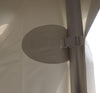 Image of 8' x 20' Party & Canopy Tent Premium Blockout Cathedral Sidewall with Zipper Door