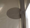 Image of 8' x 20' Party & Canopy Tent Standard Cathedral Sidewalls with Zipper Door