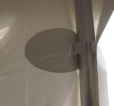 7' x 20' Party & Canopy Tent Standard Cathedral Sidewalls with Zipper Door