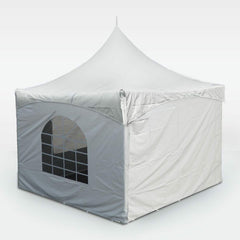 8' x 10' High Peak Frame Party & Canopy Tent Premium Blockout Cathedral Sidewall
