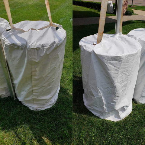 55-Gallon Water Barrel Cover - 4 Pack