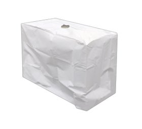 1750 lb Tent Ballast Vinyl Block Cover - 21" x 41" x 30.5", White