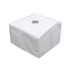 350 lb Tent Ballast Vinyl Block Cover - 21" x 21" x 13", White