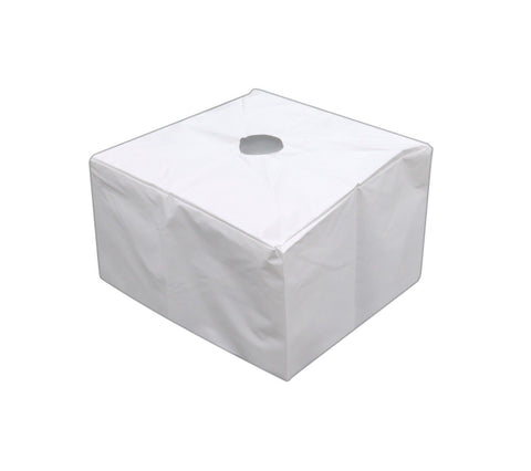 TentandTable 350 lb white vinyl tent ballast block cover