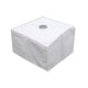 350 lb Tent Ballast Vinyl Block Cover - 21" x 21" x 13", White