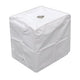 700 lb Tent Ballast Vinyl Block Cover - 21" x 21" x 23", White