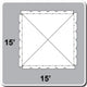 15' x 15' West Coast Frame Party Tent Top - White