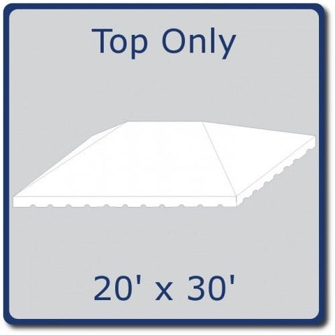 20' x 30' West Coast Frame Tent Top - White