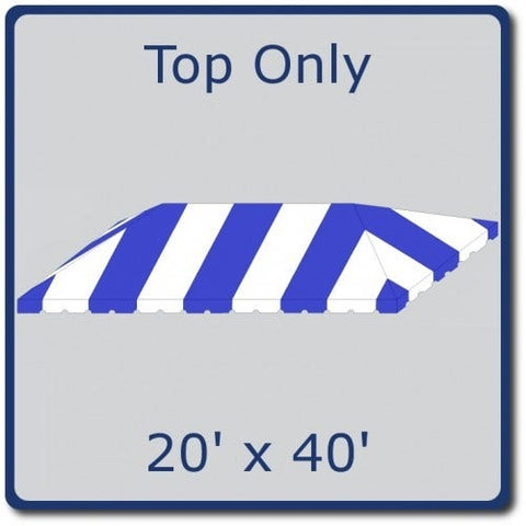 20' x 40' Weekender West Coast Frame Tent Top - Blue