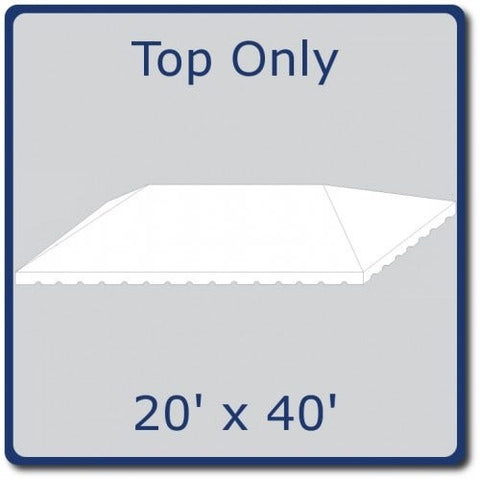 20' x 40' West Coast Frame Party Tent Top - White