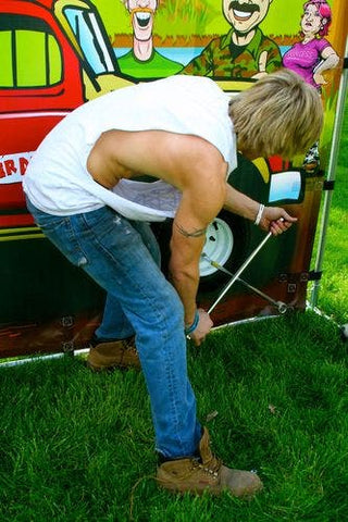 Pit Stop Challenge Interactive Carnival Frame Game, Pickup Truck