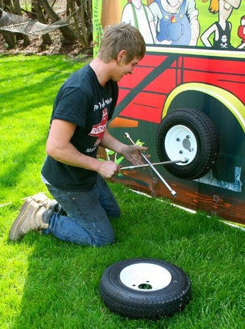 Pit Stop Challenge Interactive Carnival Frame Game, Pickup Truck