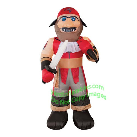 7' Air Blown Inflatable NFL Tampa Bay Buccaneers Captain Fear Mascot