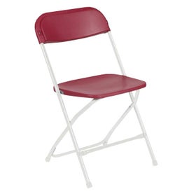 Burgundy Plastic Folding Chairs