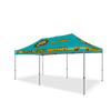 Image of Custom Canopy Tent with Back Wall & Table Cover