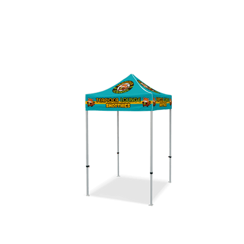 Custom Canopy Tent with Back Wall & Table Cover