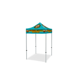 Custom Canopy Tent with Back Wall & Table Cover