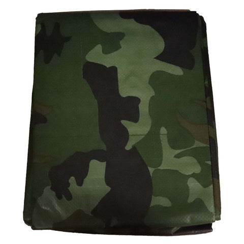 6' x 8' Multi-Purpose Water Resistant Camo Poly Tarp Cover