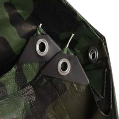 8' x 10' Multi-Purpose Water Resistant Camo Poly Tarp Cover
