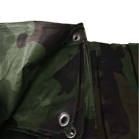 6' x 8' Multi-Purpose Water Resistant Camo Poly Tarp Cover