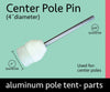 Image of 4" Diameter Center Tent Pole Replacement Tip