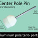 5.5" Diameter Center Tent Pole Replacement Tip