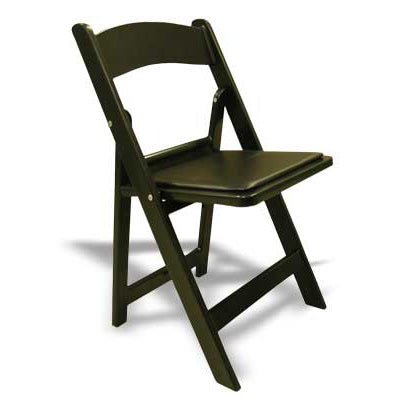 48 Plastic Resin Chairs - Black
