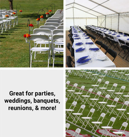 Red Plastic Folding Chairs