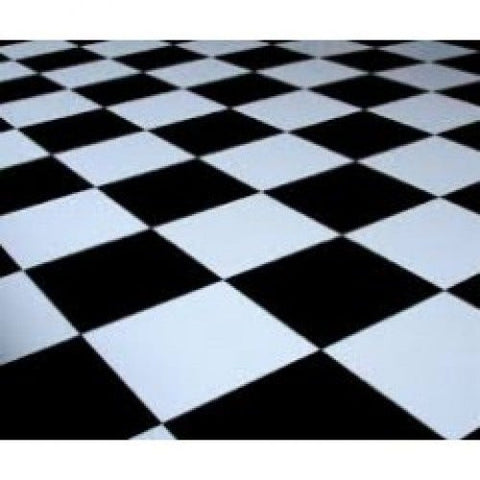 15' x 18' Commercial Portable Black/White Checkered Dance Floor