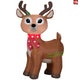 3.5' Gemmy Airblown Inflatable Christmas Reindeer w/ Scarf