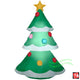 3 1/2' Gemmy Airblown Inflatable Christmas Tree w/ Ornaments & Star