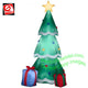6 1/2' Gemmy Airblown Inflatable Christmas Tree With Presents