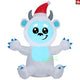 3.5' Gemmy Airblown Inflatable Christmas Yeti w/ Santa Hat